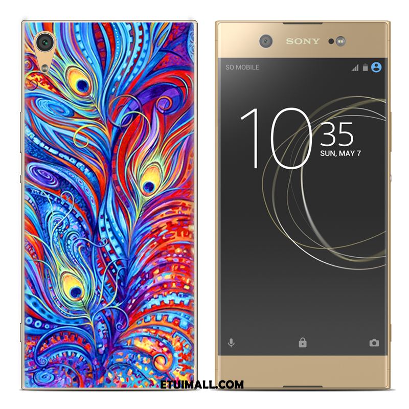 Etui Sony Xperia Xa1 Plus Niebieski Telefon Komórkowy Silikonowe Kolor Kreatywne Obudowa Tanie