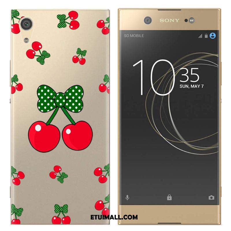 Etui Sony Xperia Xa1 Ultra Czerwony Miękki Cytrynowa Owoce Kreskówka Obudowa Tanie