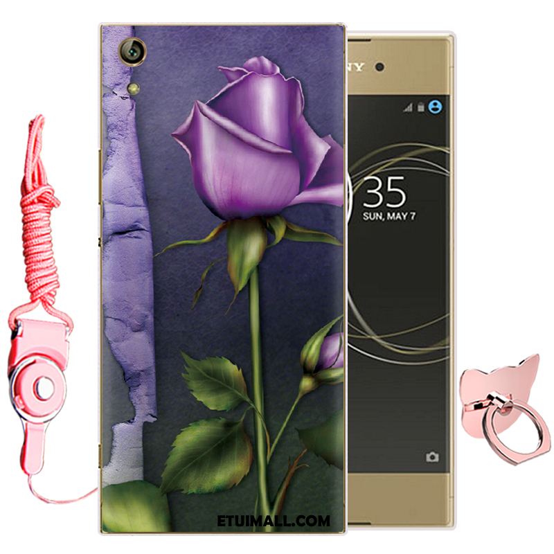 Etui Sony Xperia Xa1 Ultra Silikonowe Telefon Komórkowy Miękki Purpurowy Kreskówka Pokrowce Sprzedam