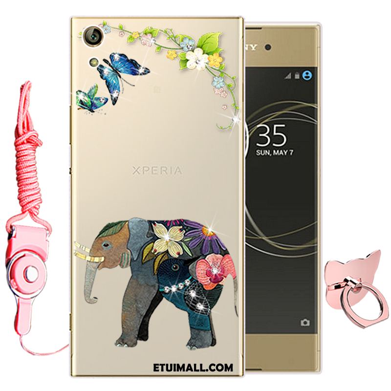 Etui Sony Xperia Xa1 Ultra Silikonowe Telefon Komórkowy Miękki Purpurowy Kreskówka Pokrowce Sprzedam