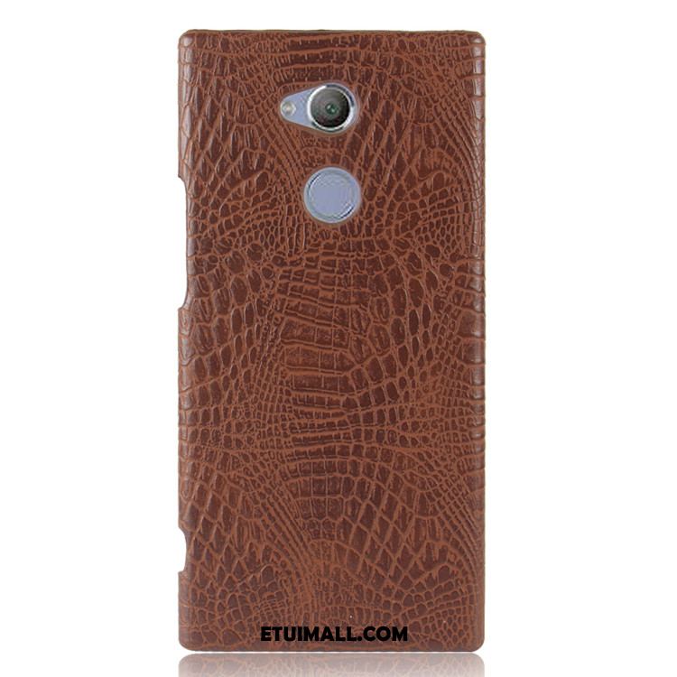 Etui Sony Xperia Xa2 Czarny Trudno Wzór Krokodyla Vintage Proszek Pokrowce Tanie