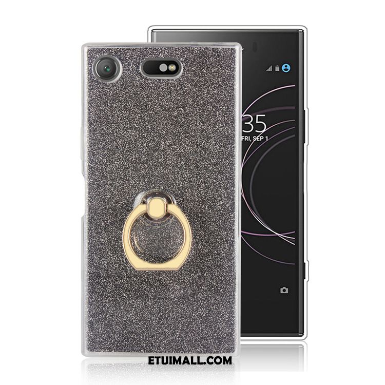 Etui Sony Xperia Xz1 Compact Czarny Silikonowe Anti-fall Miękki Proszek Pokrowce Sprzedam