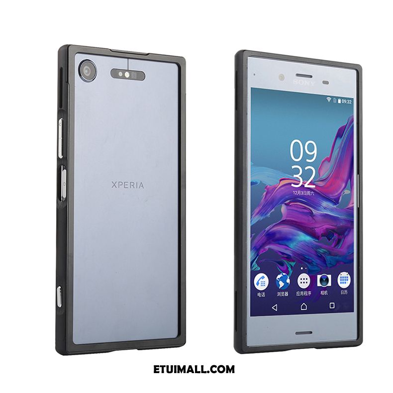 Etui Sony Xperia Xz1 Metal Anti-fall Czarny Cienkie Ochraniacz Futerał Sprzedam