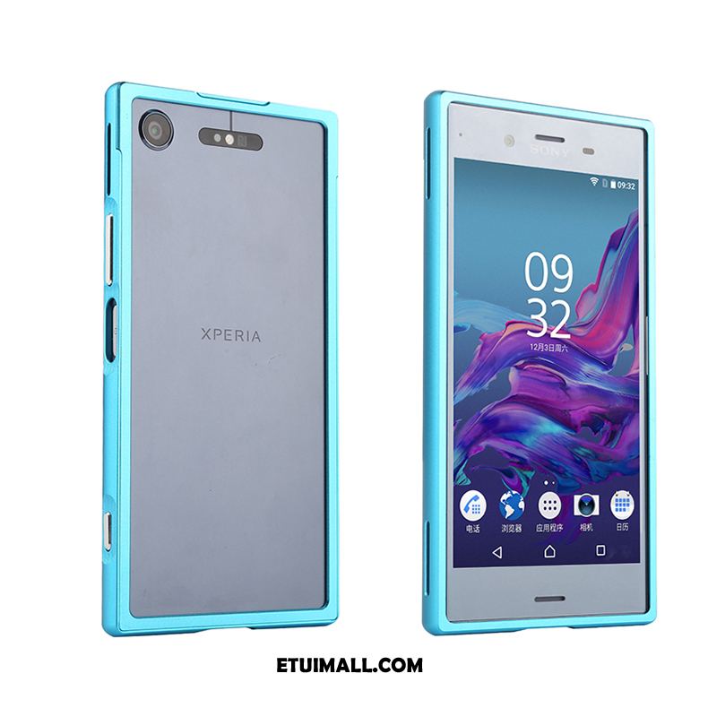 Etui Sony Xperia Xz1 Metal Anti-fall Czarny Cienkie Ochraniacz Futerał Sprzedam