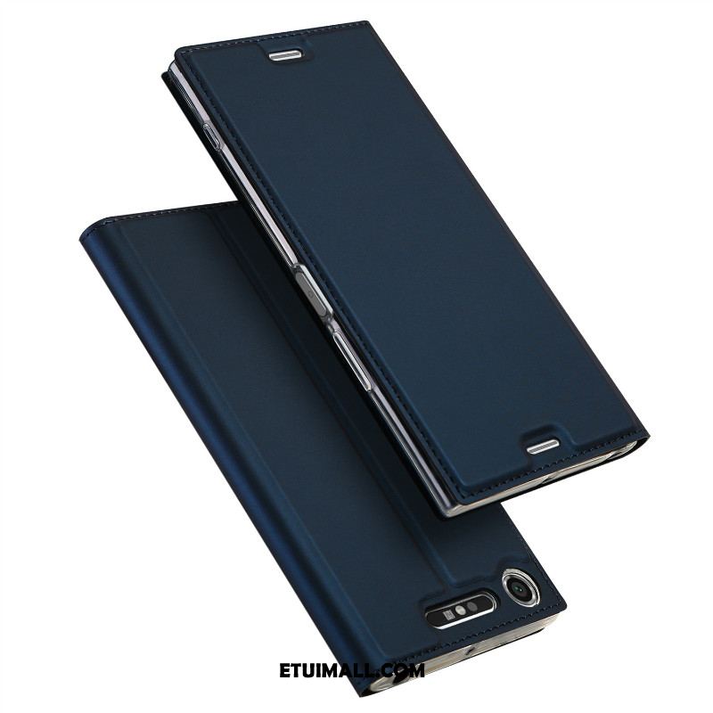 Etui Sony Xperia Xz1 Telefon Komórkowy Karta Skórzany Futerał Wspornik Różowe Obudowa Sprzedam