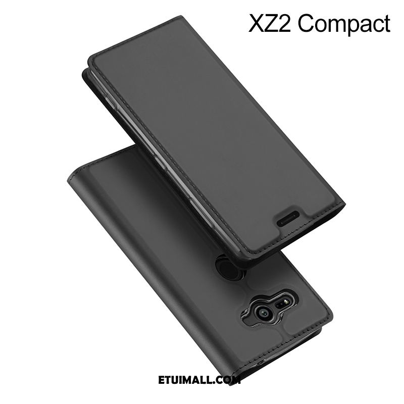 Etui Sony Xperia Xz2 Compact Anti-fall Telefon Komórkowy Biznes Złoto Obrzeża Futerał Tanie