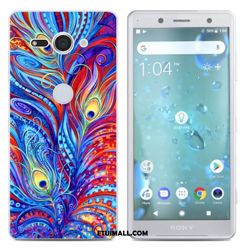 Etui Sony Xperia Xz2 Compact Niebieski Telefon Komórkowy Kreatywne Silikonowe Pokrowce Sprzedam