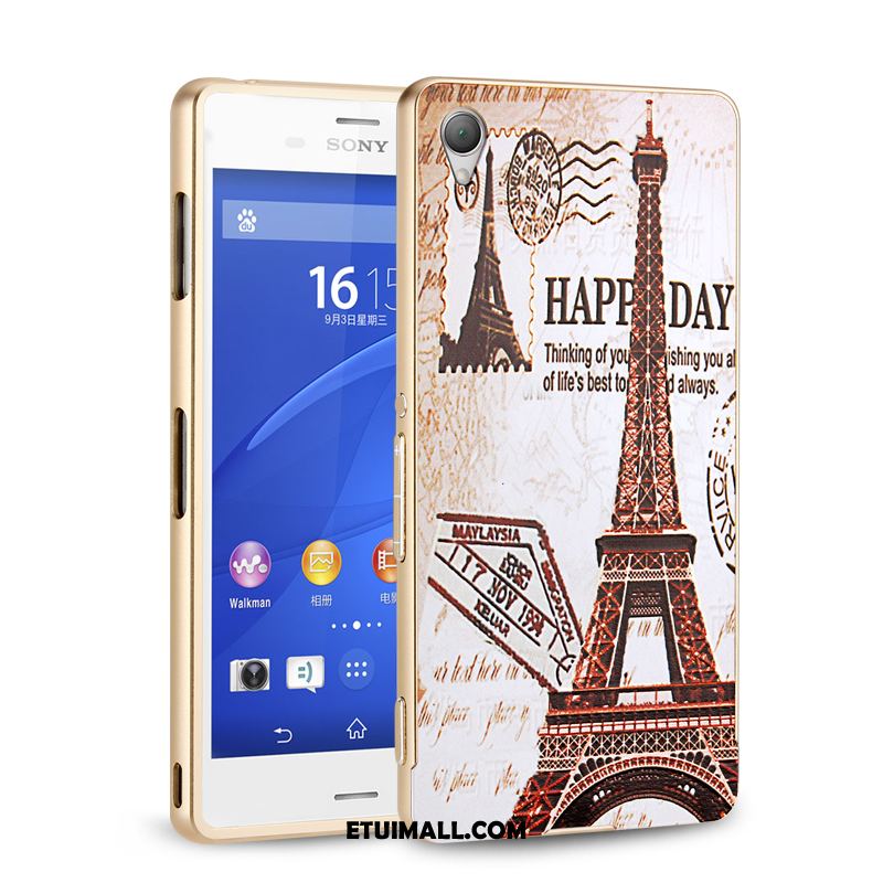 Etui Sony Xperia Z3+ Ochraniacz Tylna Pokrywa Telefon Komórkowy Granica Metal Pokrowce Oferta