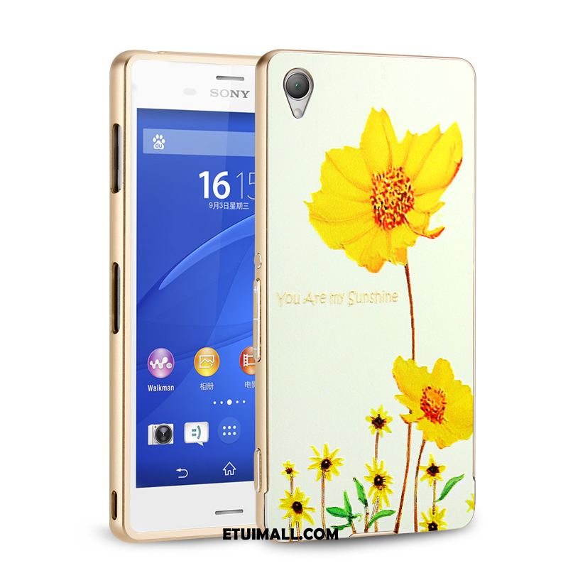 Etui Sony Xperia Z3+ Ochraniacz Tylna Pokrywa Telefon Komórkowy Granica Metal Pokrowce Oferta