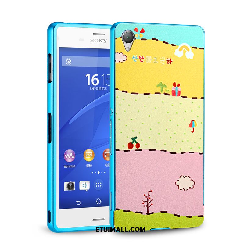 Etui Sony Xperia Z3+ Ochraniacz Tylna Pokrywa Telefon Komórkowy Granica Metal Pokrowce Oferta