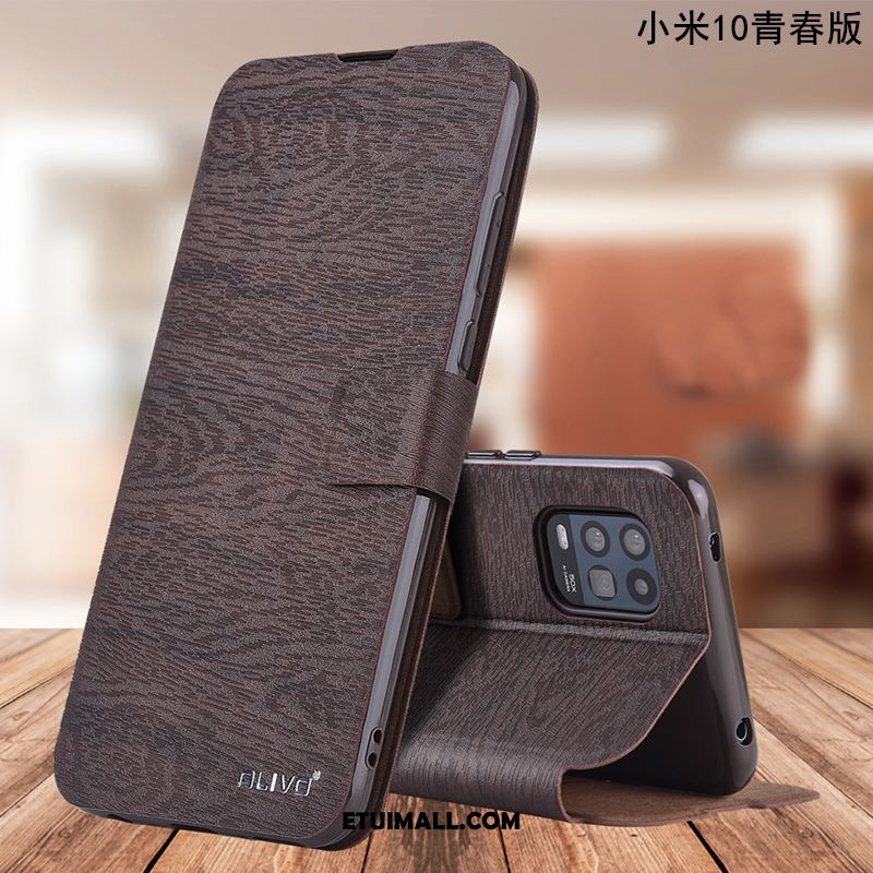 Etui Xiaomi Mi 10 Lite Skórzany Futerał Mały Telefon Komórkowy Miękki Młodzież Pokrowce Dyskont