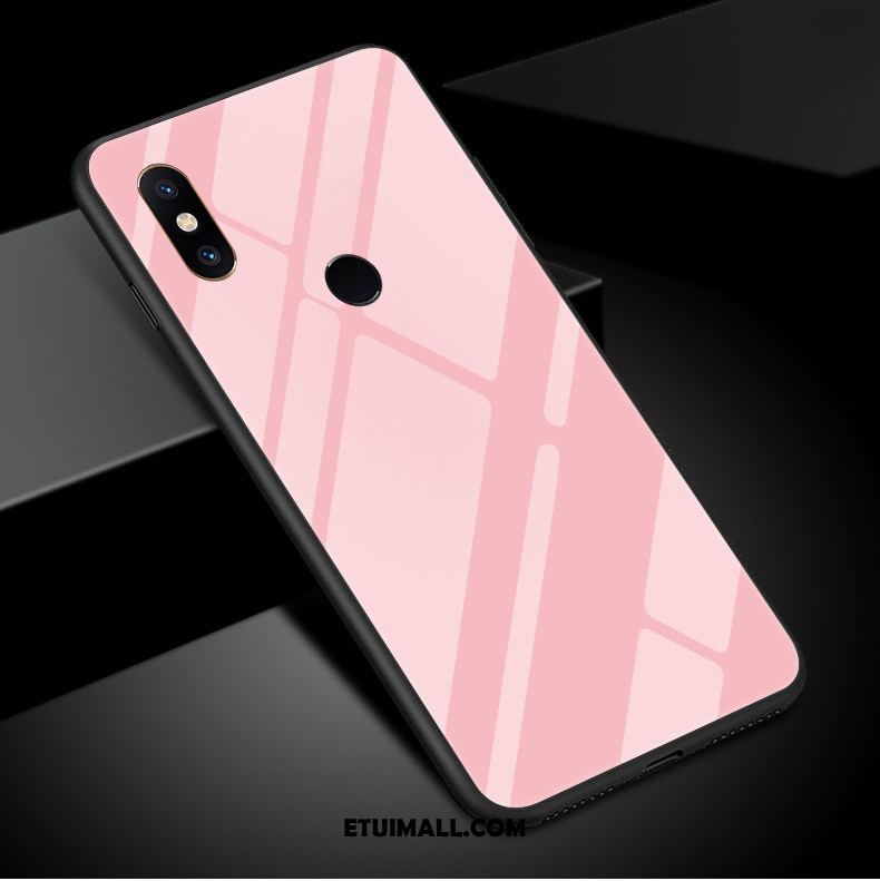 Etui Xiaomi Mi 8 Anti-fall Jednolity Kolor Proszek Telefon Komórkowy Czarny Futerał Sklep