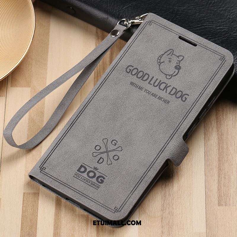 Etui Xiaomi Mi 8 Ciemno Niebieski Ochraniacz Anti-fall Modna Marka Vintage Futerał Tanie