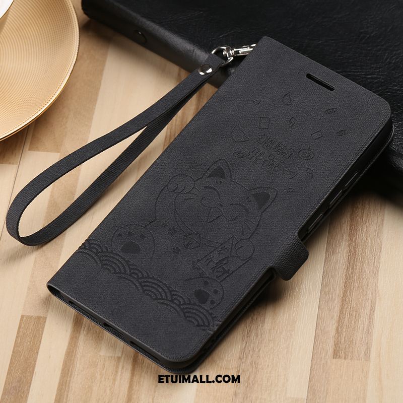 Etui Xiaomi Mi 8 Ciemno Niebieski Ochraniacz Anti-fall Modna Marka Vintage Futerał Tanie