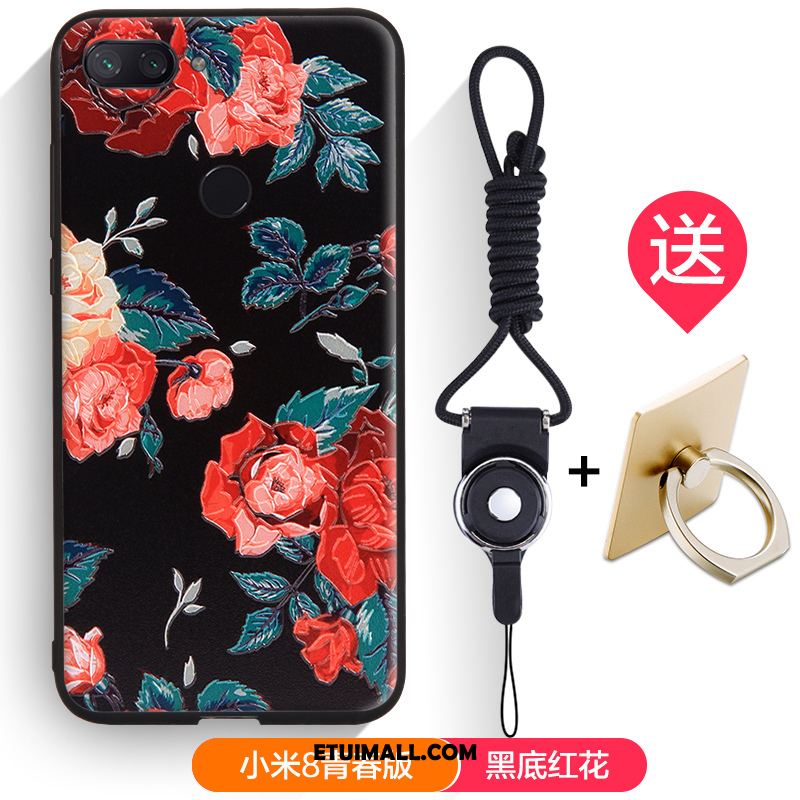Etui Xiaomi Mi 8 Lite Kreatywne Tendencja Silikonowe Anti-fall Telefon Komórkowy Obudowa Tanie
