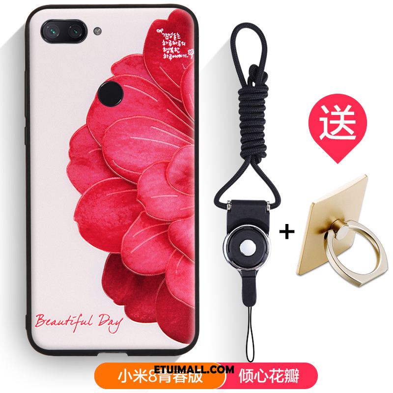 Etui Xiaomi Mi 8 Lite Kreatywne Tendencja Silikonowe Anti-fall Telefon Komórkowy Obudowa Tanie
