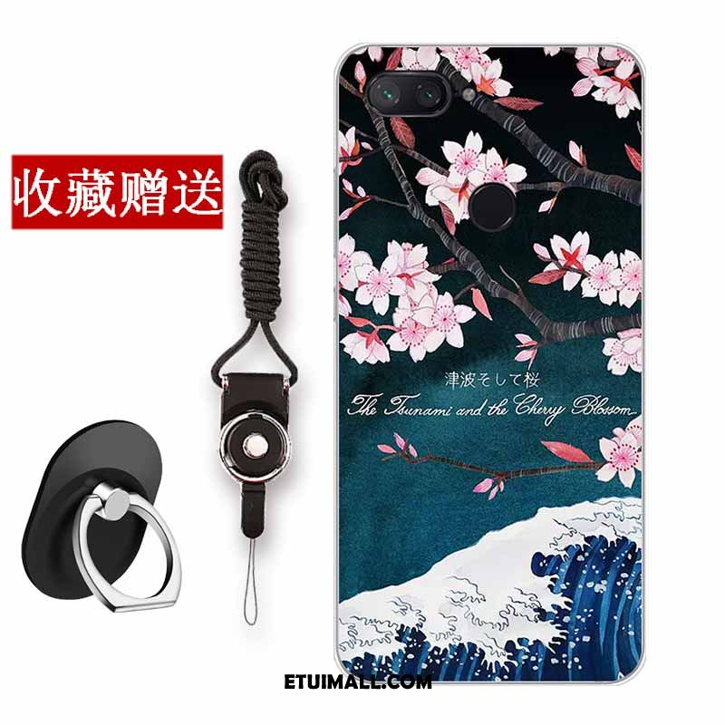 Etui Xiaomi Mi 8 Lite Sztuka Młodzież Czerwony Silikonowe Świeży Pokrowce Tanie