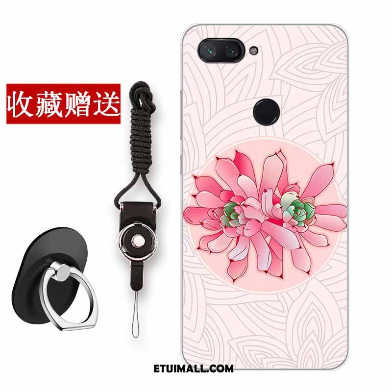 Etui Xiaomi Mi 8 Lite Sztuka Młodzież Czerwony Silikonowe Świeży Pokrowce Tanie