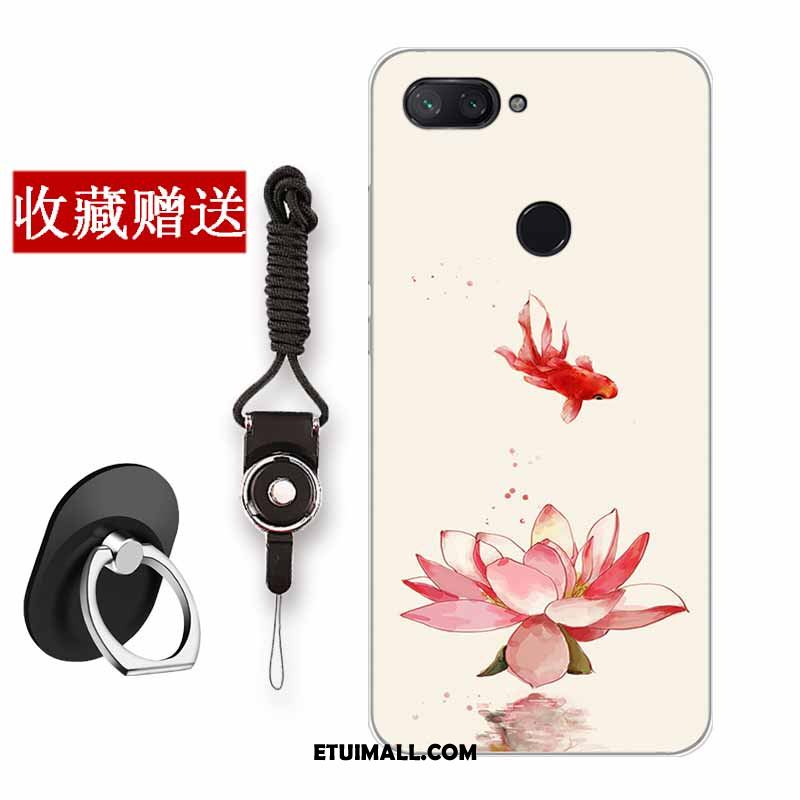 Etui Xiaomi Mi 8 Lite Sztuka Młodzież Czerwony Silikonowe Świeży Pokrowce Tanie