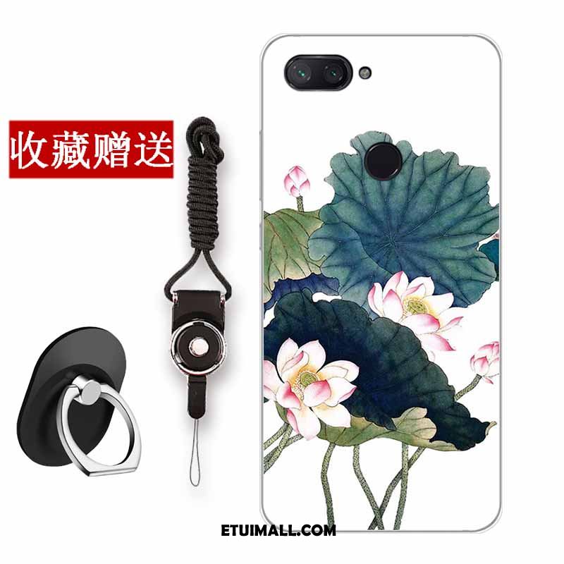 Etui Xiaomi Mi 8 Lite Sztuka Młodzież Czerwony Silikonowe Świeży Pokrowce Tanie