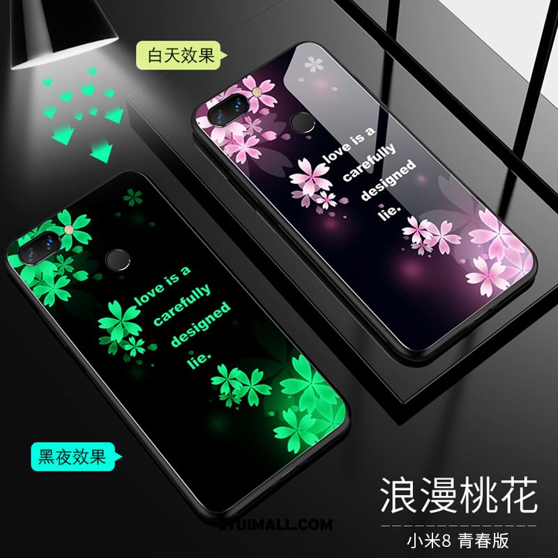 Etui Xiaomi Mi 8 Lite Tendencja Świecące Kreatywne Telefon Komórkowy Osobowość Pokrowce Tanie