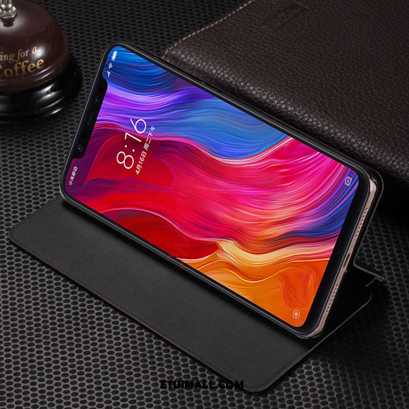 Etui Xiaomi Mi 8 Mały All Inclusive Anti-fall Spoczynek Skórzany Futerał Futerał Tanie