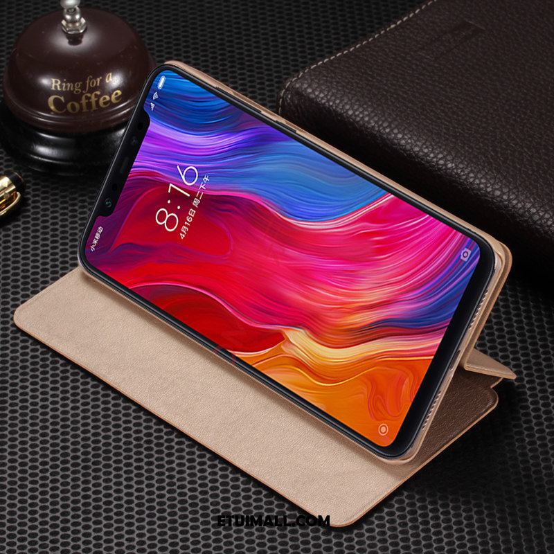 Etui Xiaomi Mi 8 Mały All Inclusive Anti-fall Spoczynek Skórzany Futerał Futerał Tanie