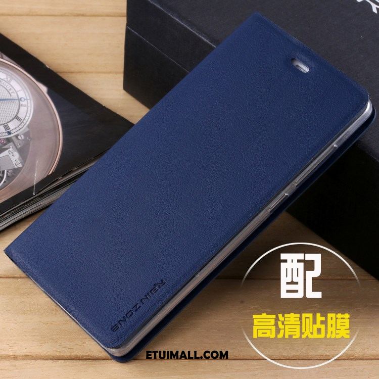 Etui Xiaomi Mi 8 Mały Skórzany Futerał Telefon Komórkowy Anti-fall Purpurowy Obudowa Tanie