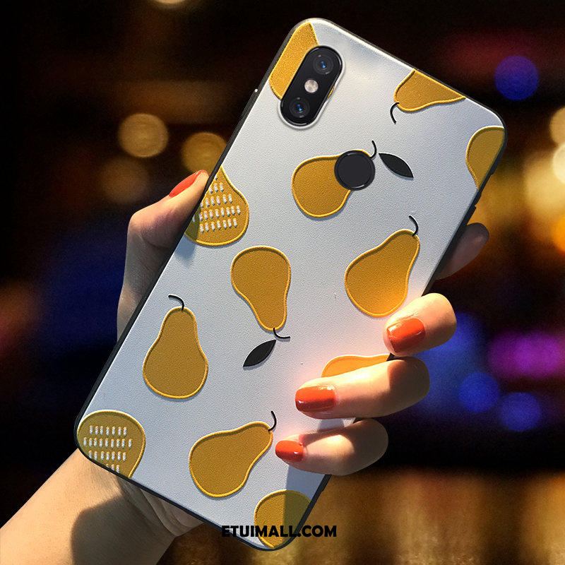 Etui Xiaomi Mi 8 Miękki Anti-fall All Inclusive Tendencja Żółty Futerał Sprzedam