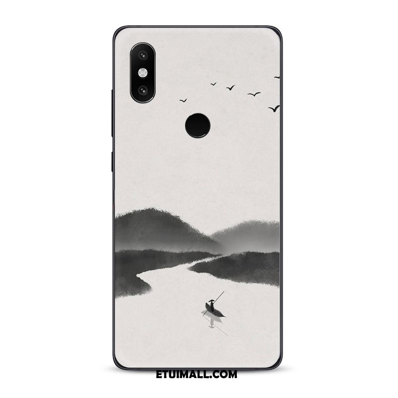 Etui Xiaomi Mi 8 Miękki Sztuka Atrament Tendencja Chiński Styl Obudowa Sprzedam