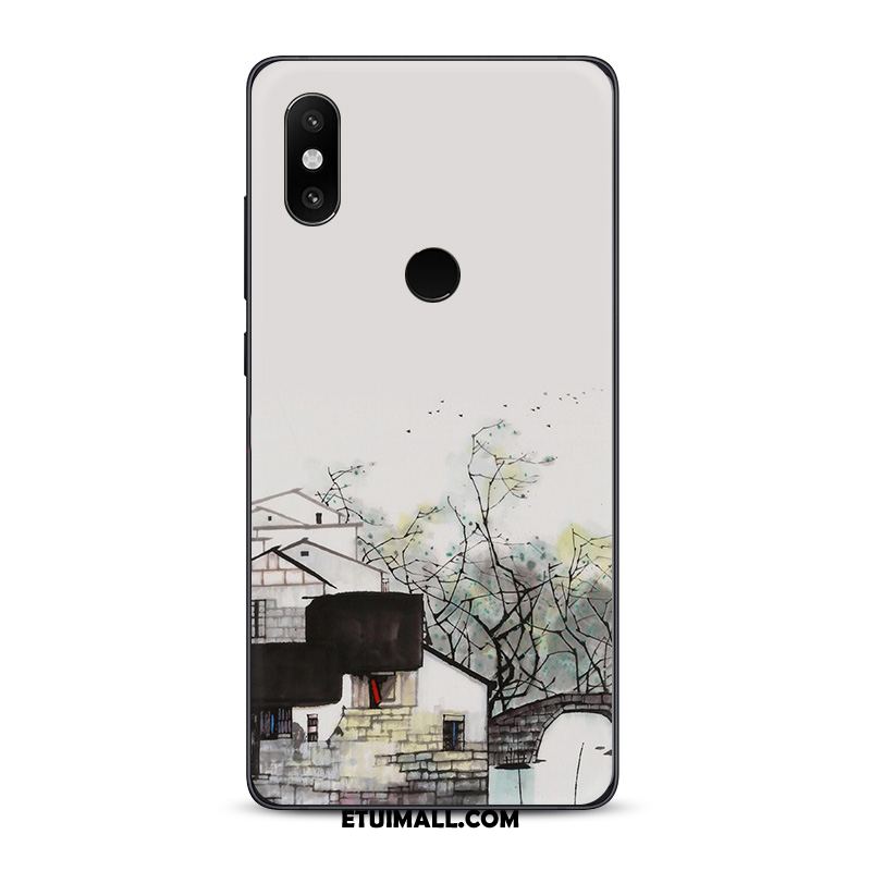 Etui Xiaomi Mi 8 Miękki Sztuka Atrament Tendencja Chiński Styl Obudowa Sprzedam