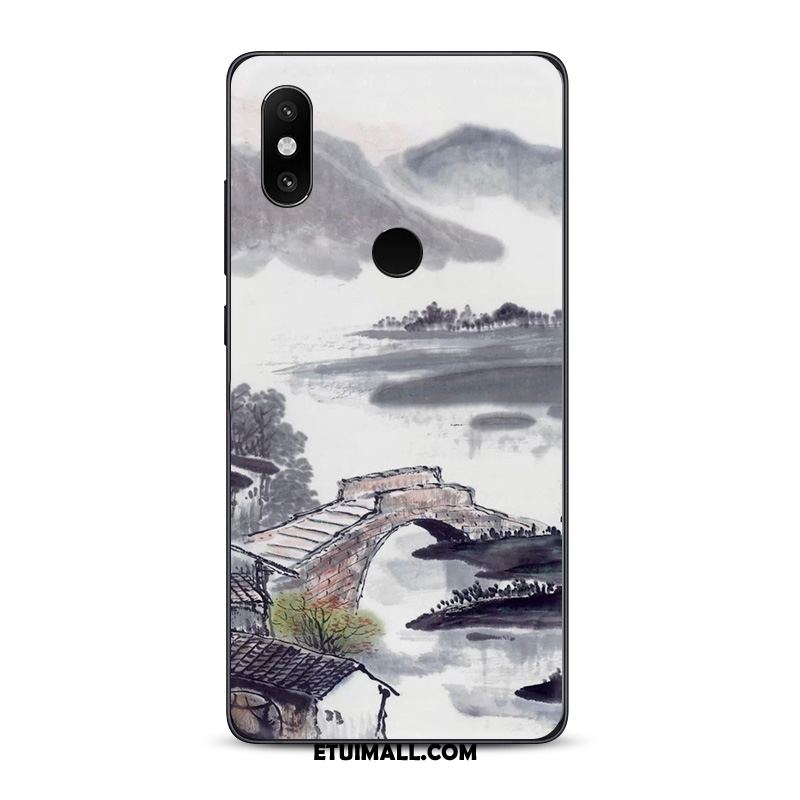 Etui Xiaomi Mi 8 Miękki Sztuka Atrament Tendencja Chiński Styl Obudowa Sprzedam