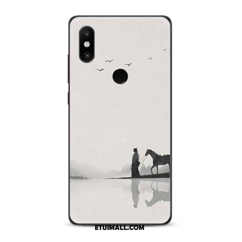 Etui Xiaomi Mi 8 Miękki Sztuka Atrament Tendencja Chiński Styl Obudowa Sprzedam