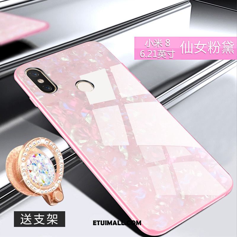 Etui Xiaomi Mi 8 Piękny Ochraniacz Szkło Cienkie Czarny Futerał Oferta