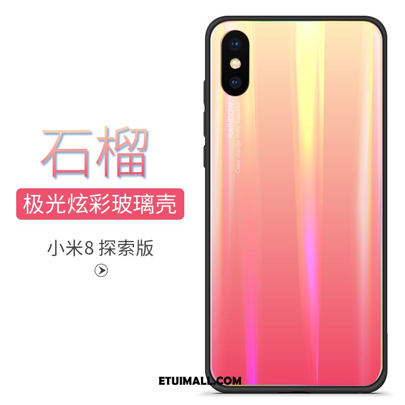 Etui Xiaomi Mi 8 Pro All Inclusive Wzór Szkło Niebieski Mały Futerał Sprzedam