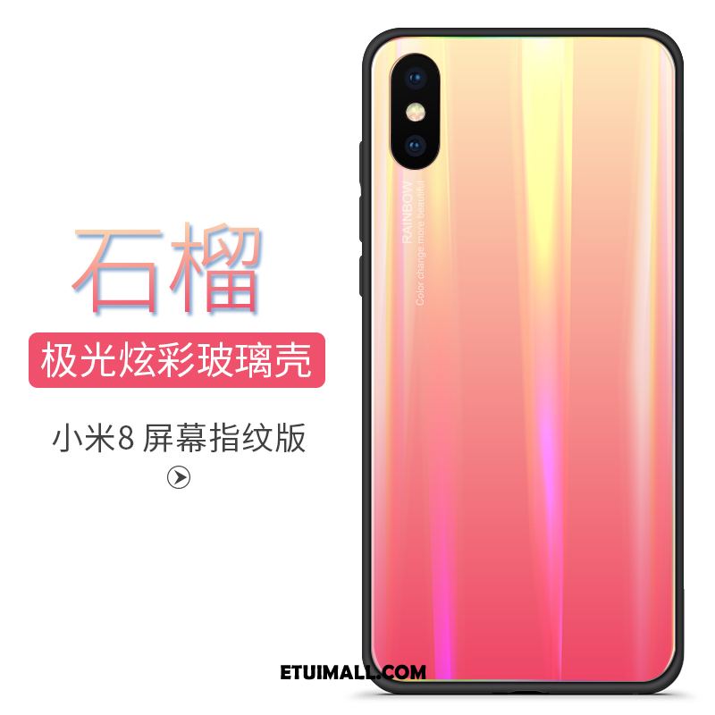 Etui Xiaomi Mi 8 Pro All Inclusive Wzór Szkło Niebieski Mały Futerał Sprzedam