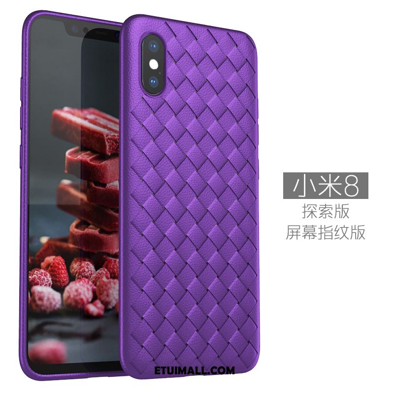 Etui Xiaomi Mi 8 Pro Antypoślizgowe Przeplatane Chłodzenie Telefon Komórkowy Oddychające Obudowa Sklep