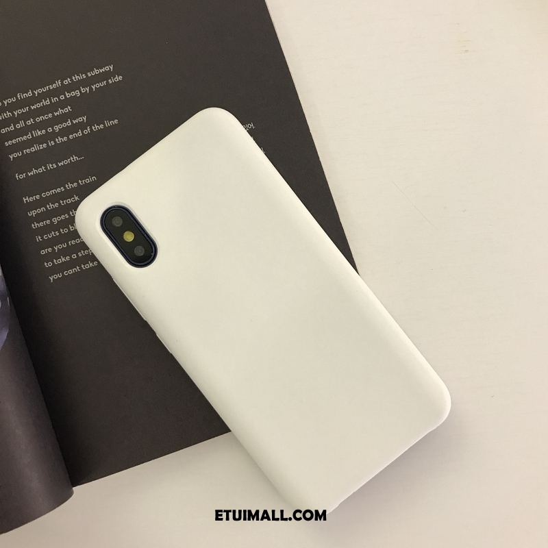 Etui Xiaomi Mi 8 Pro Biały All Inclusive Proste Miękki Anti-fall Futerał Online