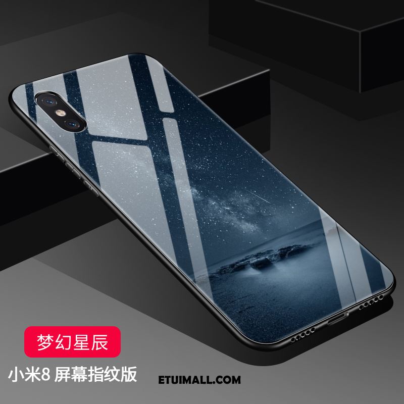 Etui Xiaomi Mi 8 Pro Biały Nubuku Anti-fall Osobowość All Inclusive Obudowa Tanie