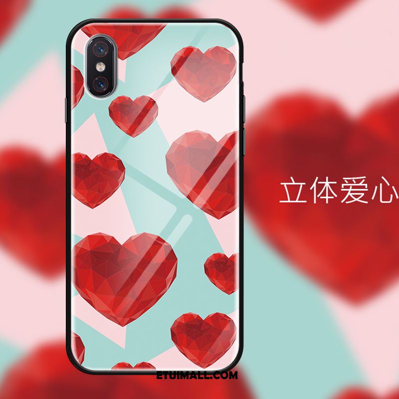 Etui Xiaomi Mi 8 Pro Czarny Młodzież Ochraniacz Wiszące Ozdoby Lustro Futerał Tanie