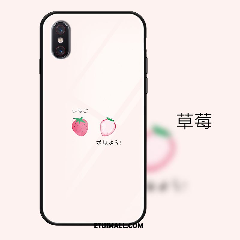 Etui Xiaomi Mi 8 Pro Mały Modna Marka Szkło Hartowane Wiszące Ozdoby Wzór Obudowa Sprzedam