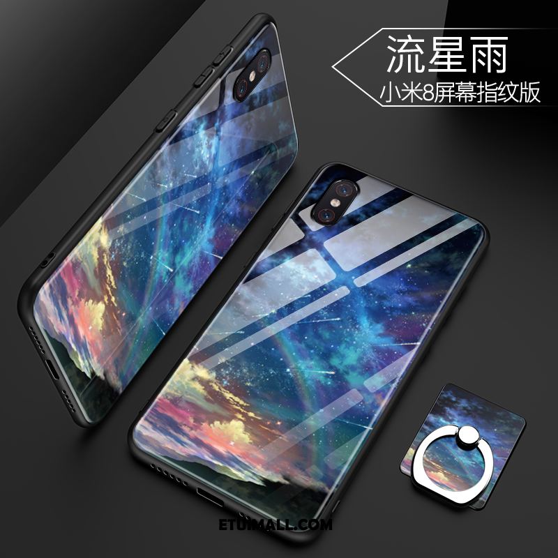 Etui Xiaomi Mi 8 Pro Młodzież Biały Kreatywne Nubuku Miękki Obudowa Kup