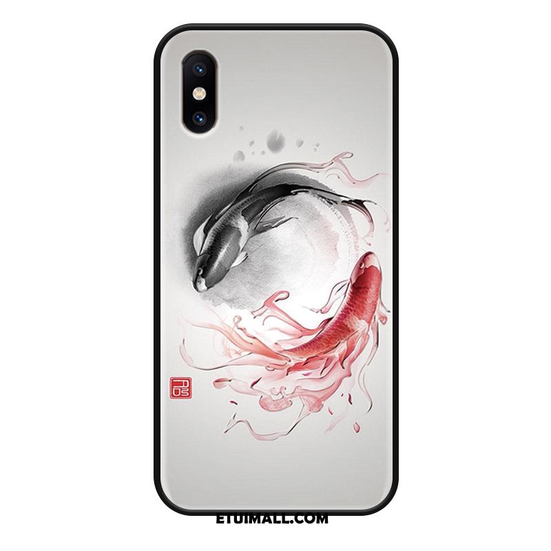 Etui Xiaomi Mi 8 Pro Relief Ochraniacz Młodzież Moda Telefon Komórkowy Futerał Tanie