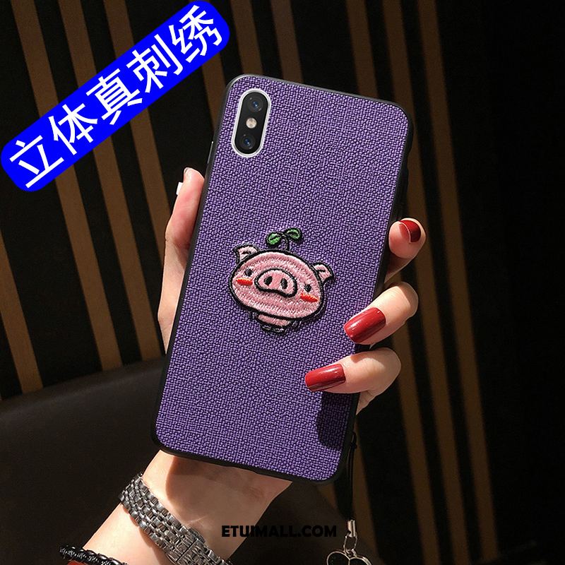 Etui Xiaomi Mi 8 Pro Telefon Komórkowy Miękki Anti-fall Z Haftem Przezroczysty Futerał Sklep