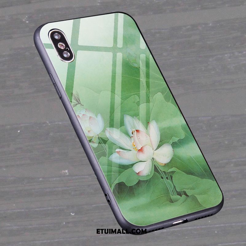 Etui Xiaomi Mi 8 Pro Zielony Mały Dostosowane Kwiaty Telefon Komórkowy Obudowa Kupię