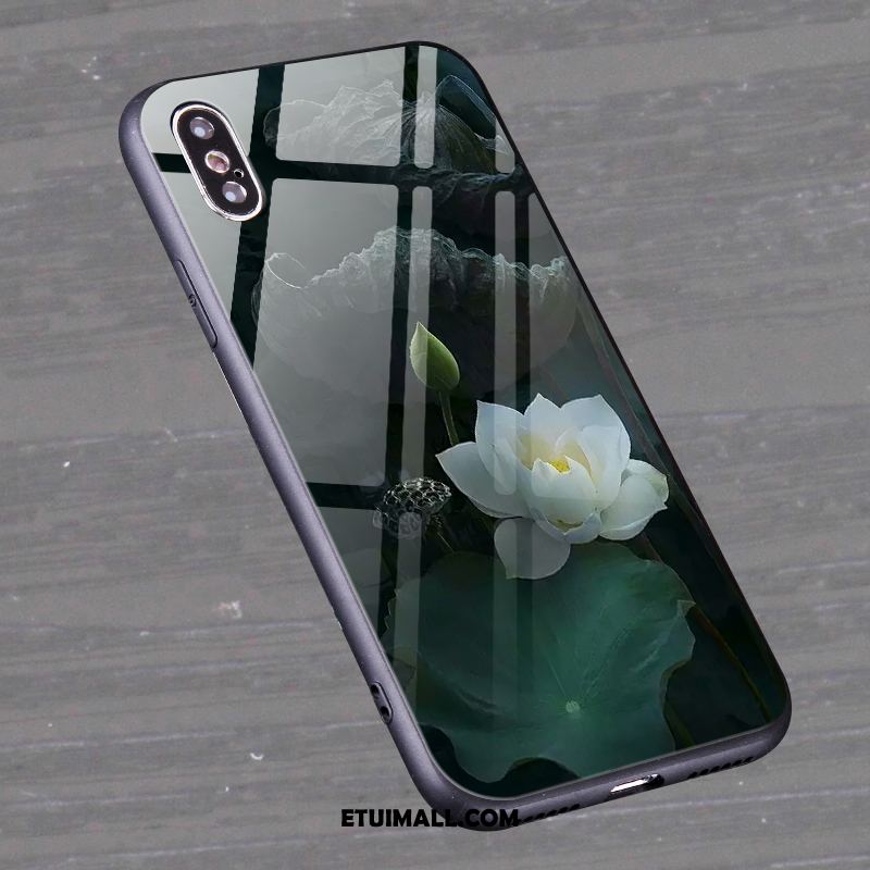 Etui Xiaomi Mi 8 Pro Zielony Mały Dostosowane Kwiaty Telefon Komórkowy Obudowa Kupię