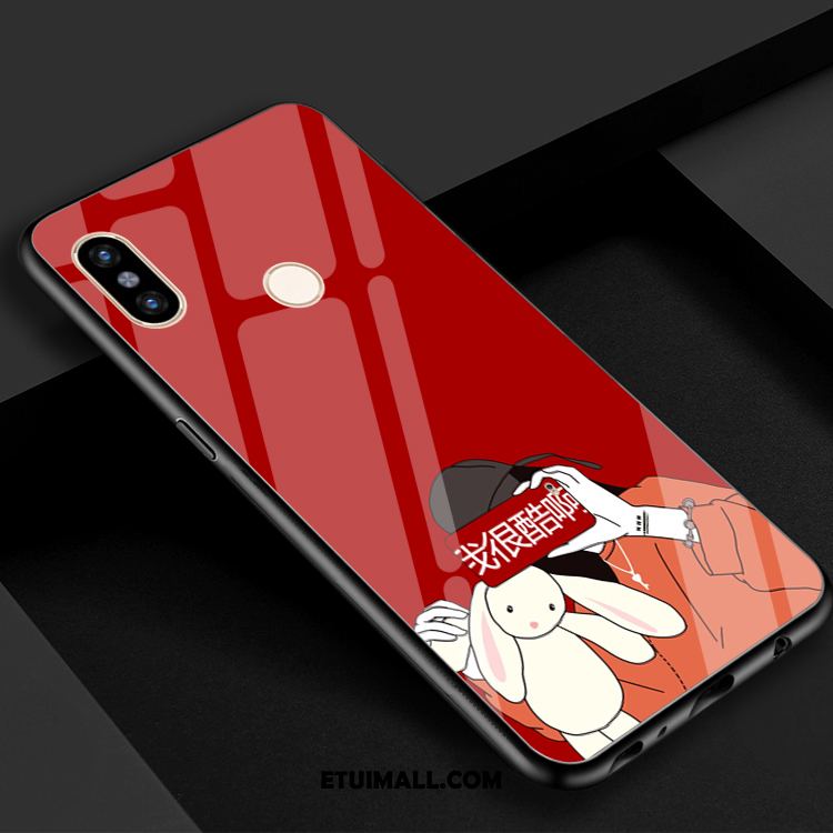 Etui Xiaomi Mi 8 Proste Świeży Szkło Hartowane Lustro Mały Futerał Tanie