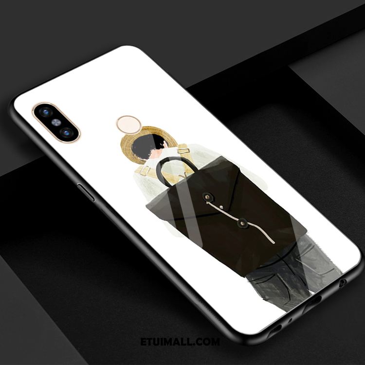 Etui Xiaomi Mi 8 Proste Świeży Szkło Hartowane Lustro Mały Futerał Tanie