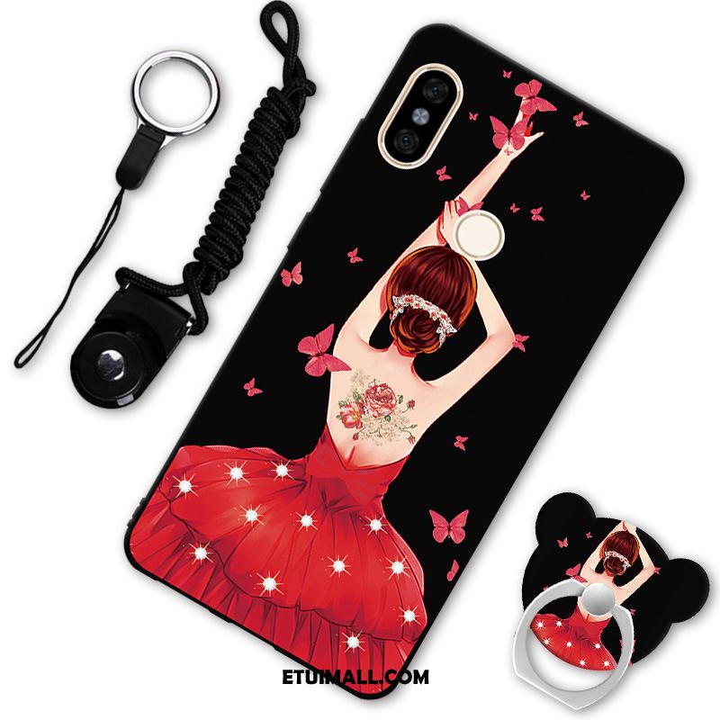 Etui Xiaomi Mi 8 Se Anti-fall Czarny Telefon Komórkowy Wspornik Moda Obudowa Kupię