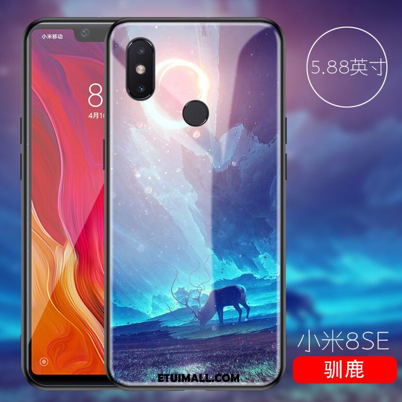 Etui Xiaomi Mi 8 Se Biały Tendencja Anti-fall Ochraniacz Silikonowe Futerał Na Sprzedaż